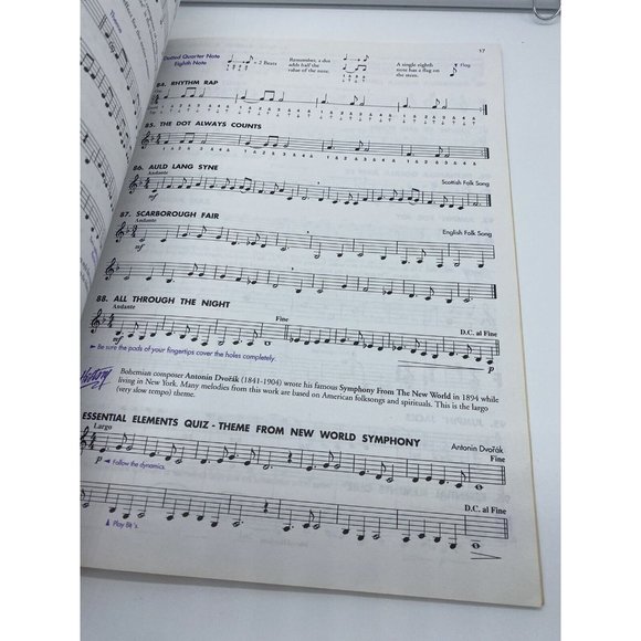 Essential Elements: A Comprehensive Band Method - Bb Clarinet Book 1, 1991 VTG - Picture 7 of 8